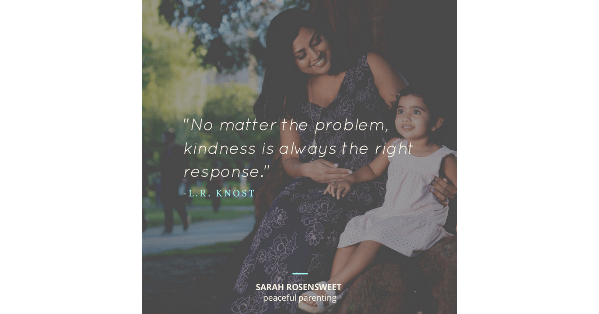 No matter the problem kindness is always the right response L. R. Knost Quote